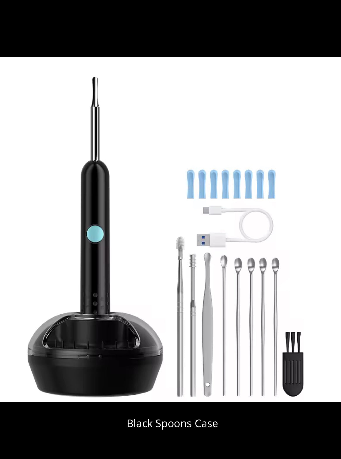 Caméra otoscope HD 1080P pour nettoyage d'oreilles