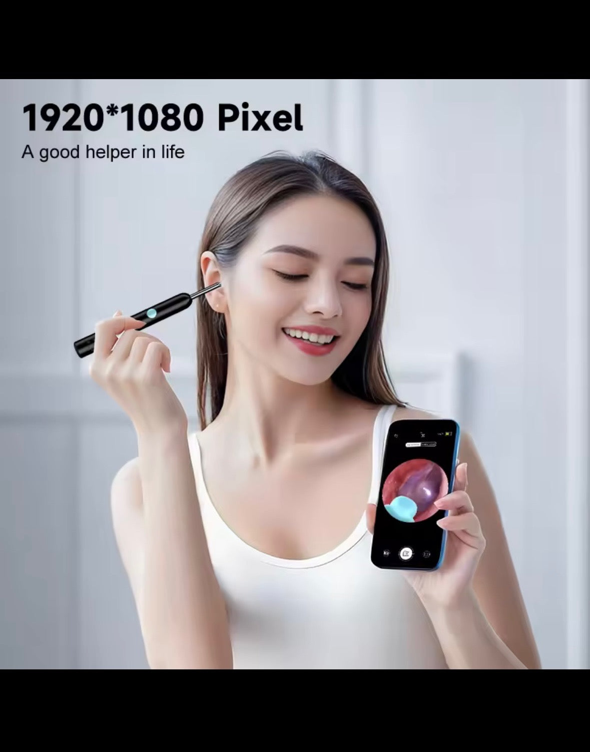 Nettoyeur d'oreilles Clear Audition avec caméra HD